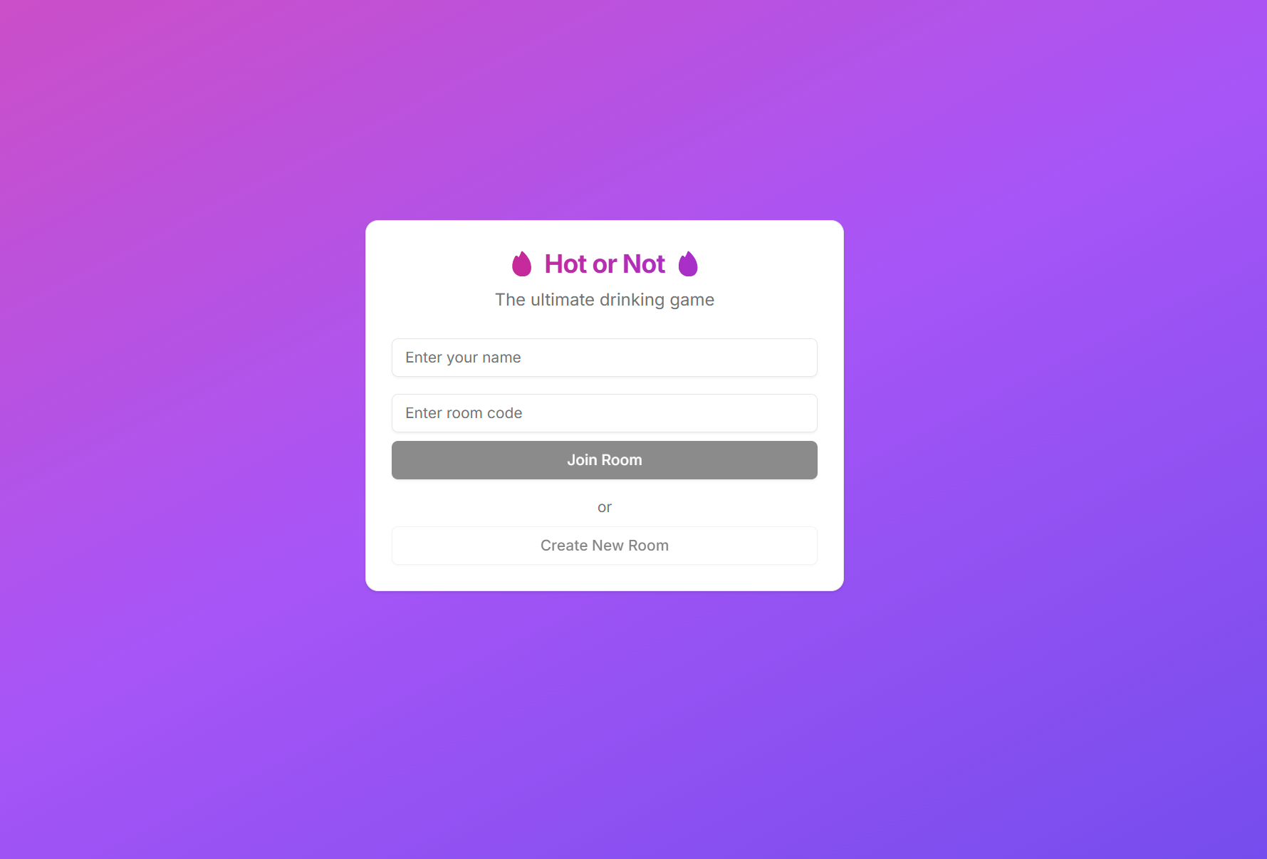 Hot Or Not Drinking Game